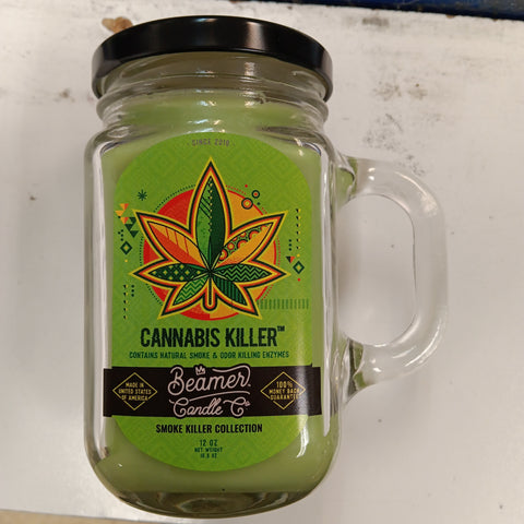 7588 Cannabis Killer Candle 12 oz Glass mason