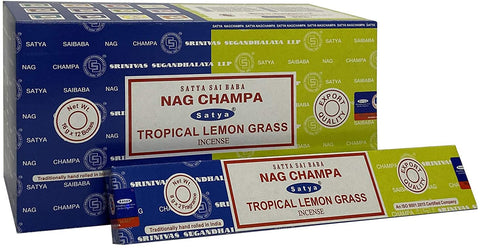 .2 Satya Nag Champa tropical lemon grass