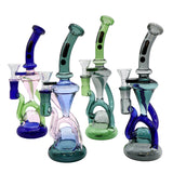 1933 | WP: 9.5 Recycler rig | Green | Black | Teal | Transparent Black