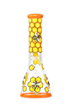 019 | ST019 12.5 inch NICE GLASS 3D-Wrap Honey Bee Beaker