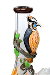 031 | ST031 12.5 inch NICE GLASS 3D-Wrap Know-It-Owl Beaker