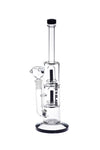 533 | XY533 13 inch NICE GLASS Double Showerhead Perc Bubbler