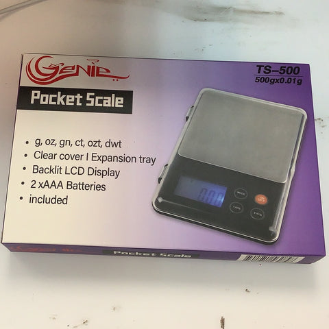 .5 GENIE TS-500 pocket scale TS500g X 0.01g